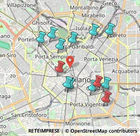 Mappa Via Quintino Sella, 20121 Milano MI, Italia (1.77923)