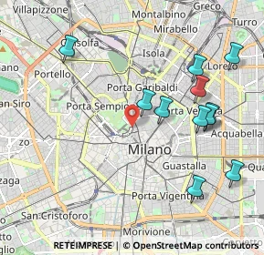 Mappa Via Quintino Sella, 20121 Milano MI, Italia (2.15818)