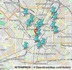 Mappa Via Quintino Sella, 20121 Milano MI, Italia (1.53571)