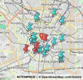 Mappa Via Quintino Sella, 20121 Milano MI, Italia (1.5435)