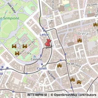 Mappa Via Quintino Sella, 3, 20121 Milano, Milano (Lombardia)
