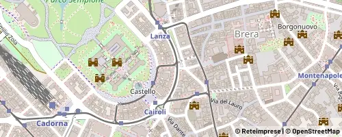 Mappa Milan