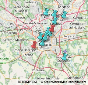 Mappa Via Quintino Sella, 20121 Milano MI, Italia (5.07083)