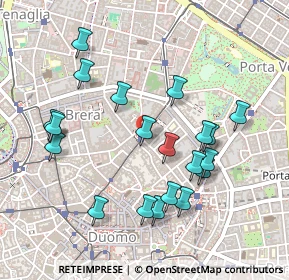 Mappa Via Montenapoleone angolo, 20121 Milano MI, Italia (0.4835)