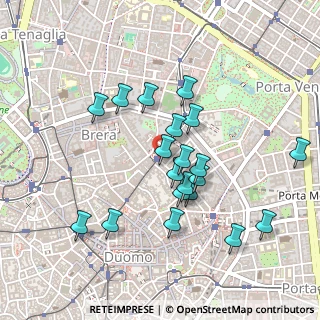 Mappa Via Montenapoleone angolo, 20121 Milano MI, Italia (0.4305)