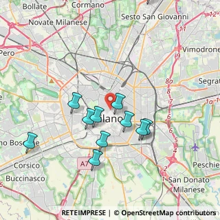 Mappa Via Montenapoleone angolo, 20121 Milano MI, Italia (3.76091)
