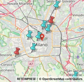 Mappa Via Manzoni ang, 20121 Milano MI, Italia (5.0675)