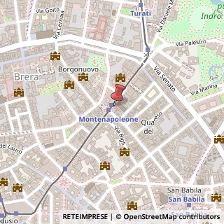 Mappa Via Alessandro Manzoni, 24, 20121 Milano, Milano (Lombardia)
