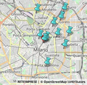 Mappa Via Montenapoleone angolo, 20121 Milano MI, Italia (1.51917)