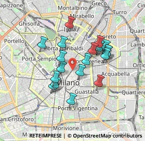 Mappa Via Manzoni ang, 20121 Milano MI, Italia (1.458)