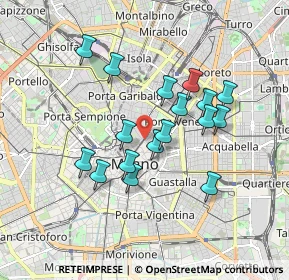 Mappa Via Manzoni ang, 20121 Milano MI, Italia (1.52882)