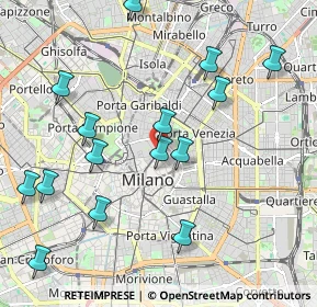 Mappa Via Manzoni ang, 20121 Milano MI, Italia (2.26467)