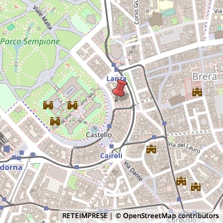 Mappa Via Quintino Sella, 4, 20121 Milano, Milano (Lombardia)