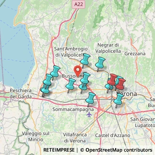 Mappa Via A. dall'Oca Bianca, 37012 Bussolengo VR, Italia (6.65067)