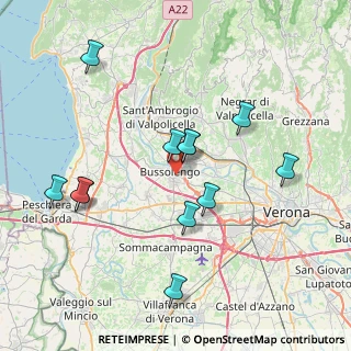 Mappa Via A. dall'Oca Bianca, 37012 Bussolengo VR, Italia (7.67167)