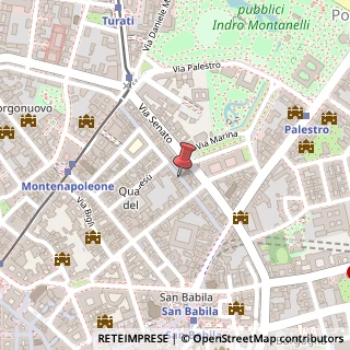 Mappa Via della Spiga, 15, 20121 Milano, Milano (Lombardia)