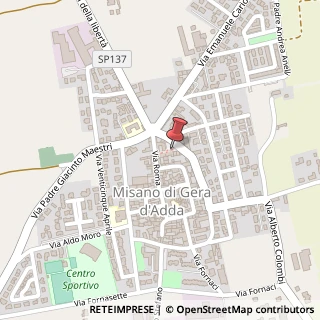 Mappa Via don battaglia, n.8a, 24040 Misano di Gera d'Adda, Bergamo (Lombardia)