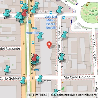 Mappa Via Francesco Nullo, 20129 Milano MI, Italia (0.08333)