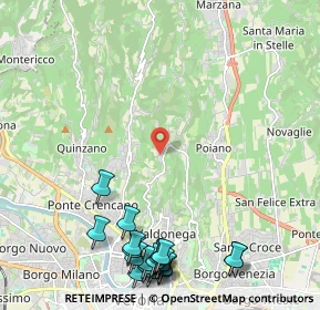 Mappa Via Santa Giuliana, 37128 Verona VR, Italia (2.969)