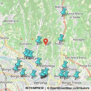 Mappa Via Santa Giuliana, 37128 Verona VR, Italia (2.90316)
