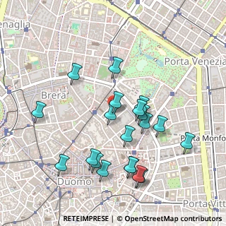Mappa Via Santo Spirito, 20121 Milano MI, Italia (0.491)