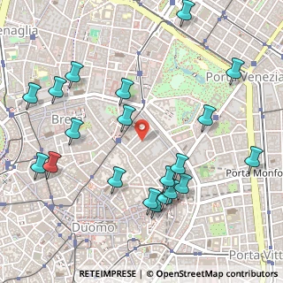 Mappa Via Santo Spirito, 20121 Milano MI, Italia (0.601)