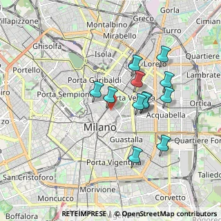 Mappa Via Santo Spirito, 20121 Milano MI, Italia (1.55667)