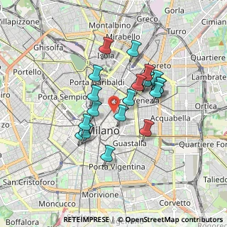 Mappa Via Santo Spirito, 20121 Milano MI, Italia (1.4285)