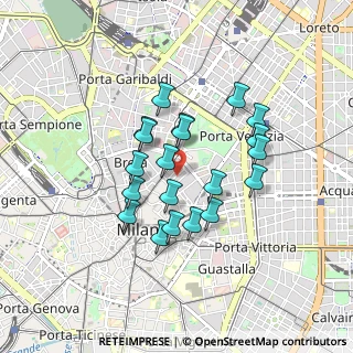 Mappa Via Santo Spirito, 20121 Milano MI, Italia (0.7075)