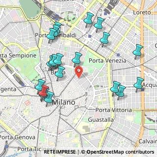 Mappa Via Santo Spirito, 20121 Milano MI, Italia (1.0925)