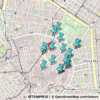 Mappa Via Borgospesso, 20121 Milano MI, Italia (0.3995)