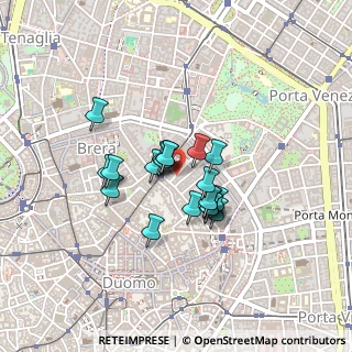 Mappa Via Borgospesso, 20121 Milano MI, Italia (0.2935)