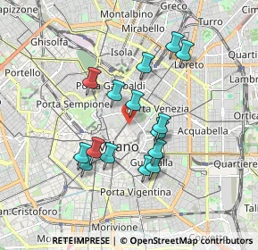 Mappa Via Borgospesso, 20121 Milano MI, Italia (1.51733)