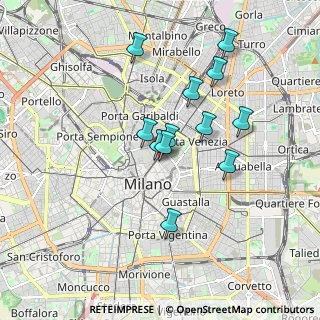Mappa Via Borgospesso, 20121 Milano MI, Italia (1.49833)