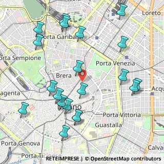 Mappa Via Borgospesso, 20121 Milano MI, Italia (1.211)