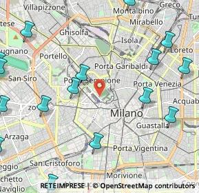 Mappa V.le Gadio, 20121 Milano MI, Italia (3.17556)