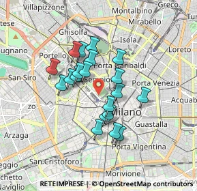 Mappa V.le Gadio, 20121 Milano MI, Italia (1.3485)