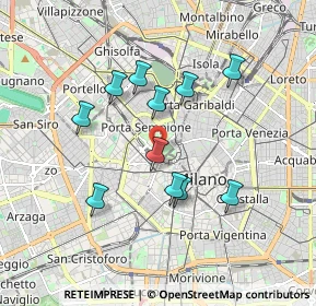Mappa V.le Gadio, 20121 Milano MI, Italia (1.58455)