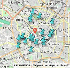 Mappa V.le Gadio, 20121 Milano MI, Italia (1.64)