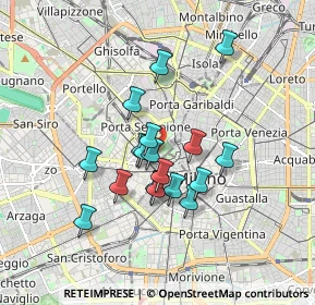 Mappa V.le Gadio, 20121 Milano MI, Italia (1.37444)