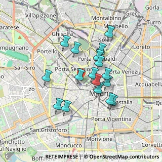 Mappa V.le Gadio, 20121 Milano MI, Italia (1.48059)
