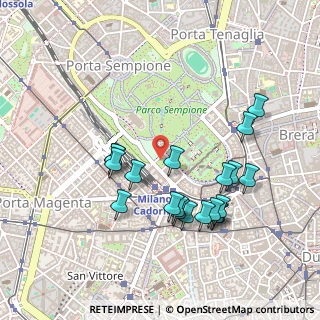 Mappa V.le Gadio, 20121 Milano MI, Italia (0.476)