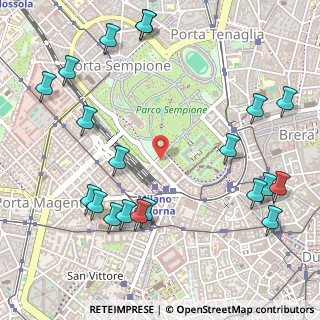 Mappa V.le Gadio, 20121 Milano MI, Italia (0.672)