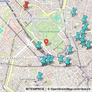 Mappa V.le Gadio, 20121 Milano MI, Italia (0.715)