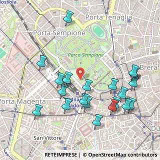 Mappa V.le Gadio, 20121 Milano MI, Italia (0.561)