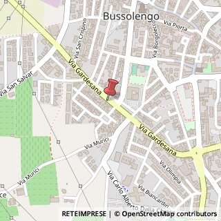 Mappa Via Gardesana, 95, 37012 Bussolengo, Verona (Veneto)