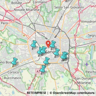 Mappa Via Privata Fratelli Gabba, 20121 Milano MI, Italia (3.74455)