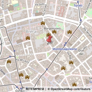 Mappa Via Privata Fratelli Gabba, 5, 20121 Milano, Milano (Lombardia)