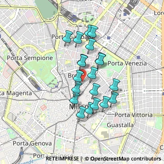 Mappa Via Privata Fratelli Gabba, 20121 Milano MI, Italia (0.716)