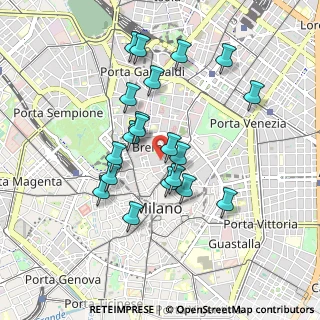 Mappa Via Monte di Pietà, 20121 Milano MI, Italia (0.8165)